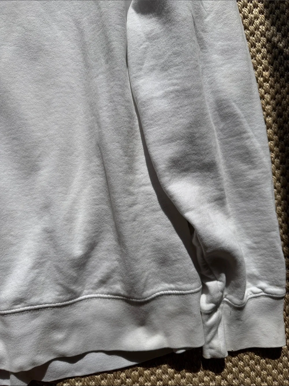 The North Face Supreme White Minimal Logo Crewneck Sweatshirt - Men's XL